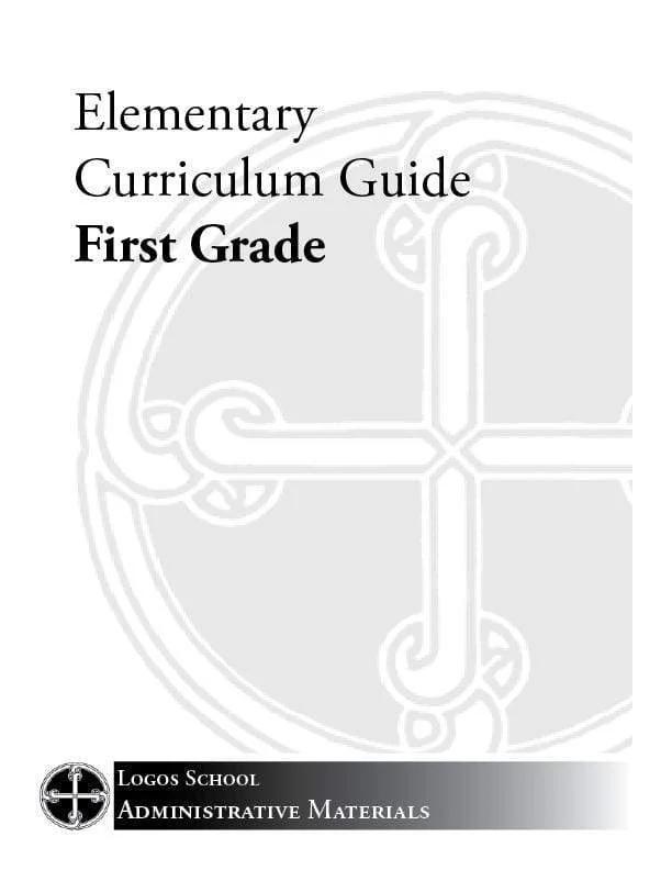 Elementary Curriculum Guide - 1st Grade (Download)