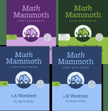 Math Mammoth - Grade 1 - Book:Full Package
