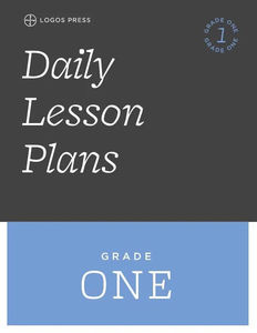 1st Grade Daily Lesson Plans - Media:Digital Download