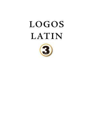 Logos Latin 3 - Product:Teacher's Manual Only
