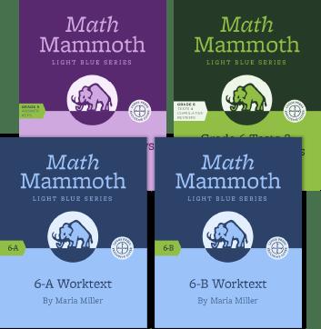 Math Mammoth - Grade 6 - Book:Full Package