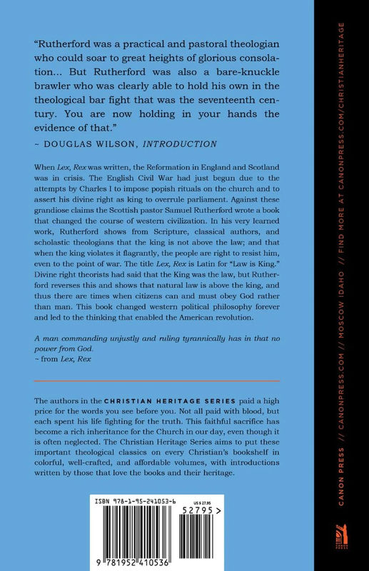 Lex Rex: The Law and the King