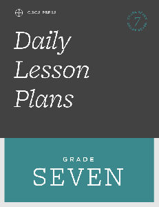 7th Grade Daily Lesson Plans - Media:Paperback