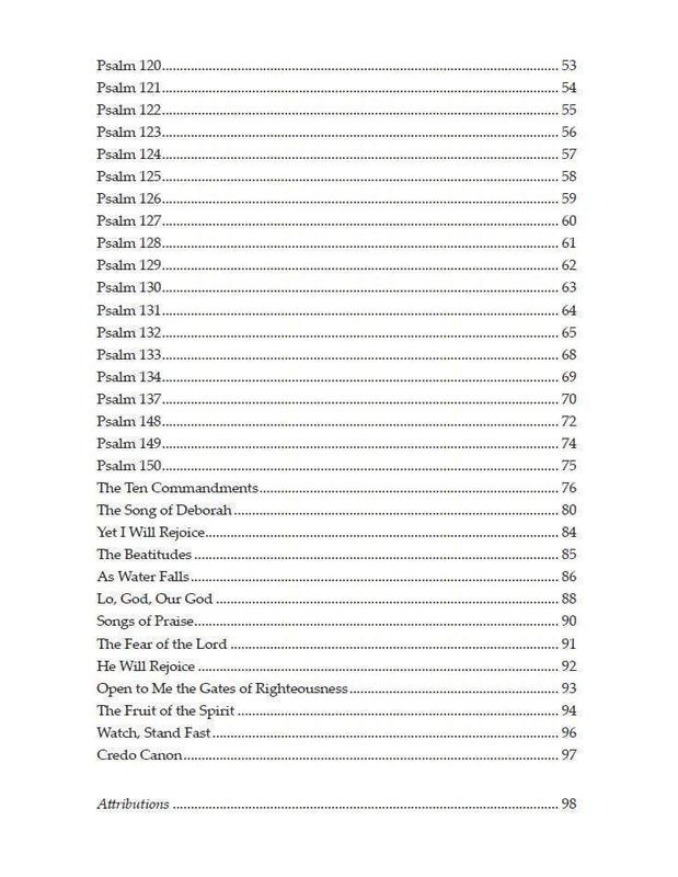 Cantica Sanctorum: A Collection of Psalms, Hymns & Spiritual Songs