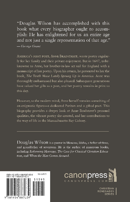 Anne Bradstreet: Passionate Femininity