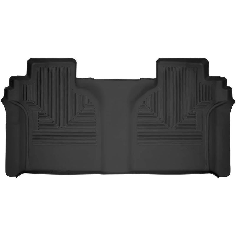 Husky X-Act Floor Liners, Crew Cab 2020-2024 L5P - Floor Liner Option:Rear Full Coverage Liner