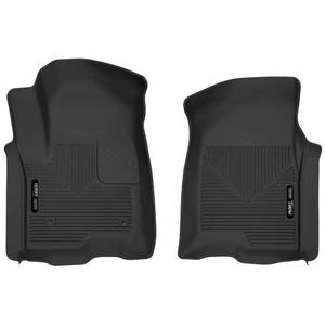 Husky X-Act Floor Liners, Crew Cab 2020-2024 L5P - Floor Liner Option:Front Floor Liners