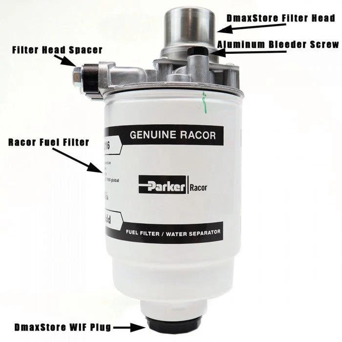 DmaxStore Ultimate Fuel Filter Head Package (Racor), 2001-2016 LB7/LLY/LBZ/LMM/LML - Title:Default Title #MWS Options 12