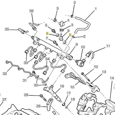 Washer Turbo Oil Feed Pipe, 2017-2024 L5P