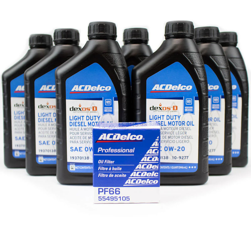 AcDelco 3.0L Duramax Oil Change Kit, 2020-2025 LM2/LZ0 - Title:Default Title #MWS Options 90