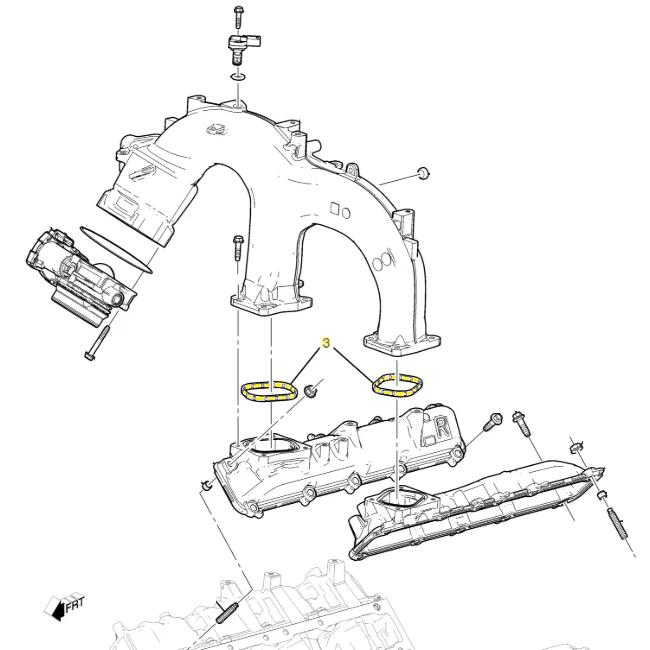 GM Y-Bridge Gasket Seals, 2017-2025 L5P