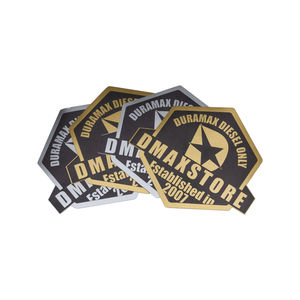 DmaxStore Metallic Sticker 4 Pack