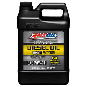 Amsoil Signature Series 15W-40 Synthetic Max-Duty Diesel Oil (2.5 Gallons)