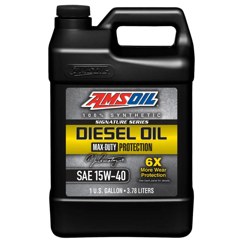 Amsoil Signature Series 15W-40 Synthetic Max-Duty Diesel Oil (2.5 Gallons)