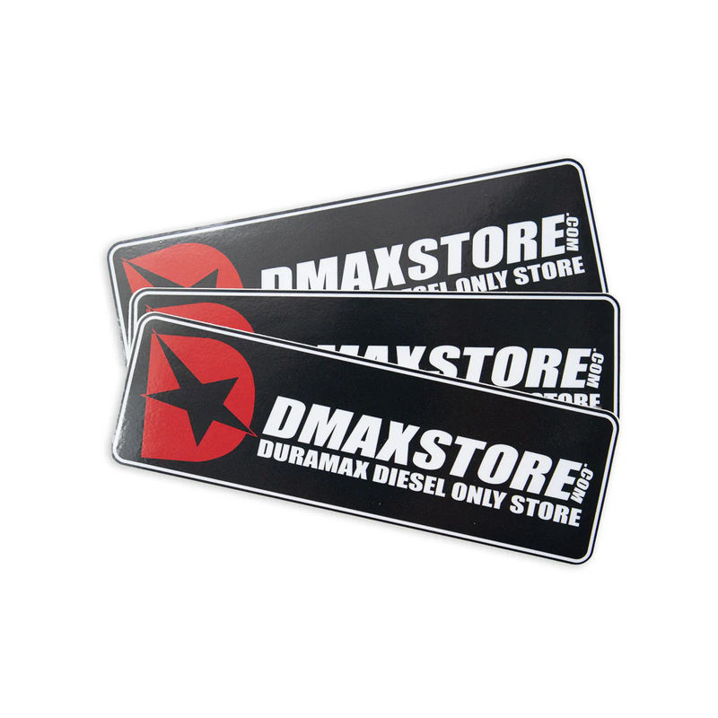 DmaxStore Red White & Black Sticker 3 Pack