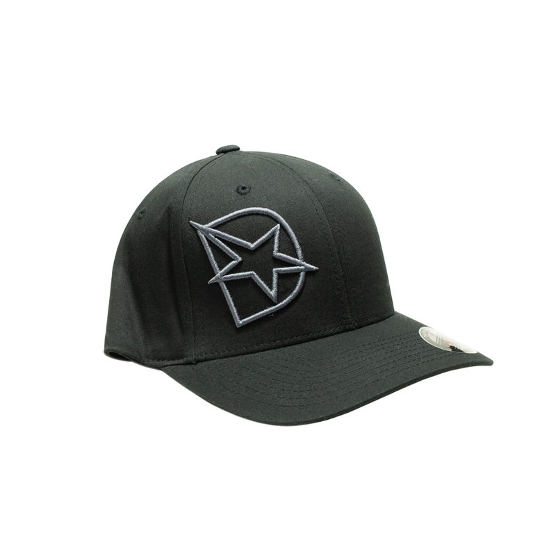 DmaxStore Flexfit Hat (Black-Gray) - Size:FLEXFIT S/M