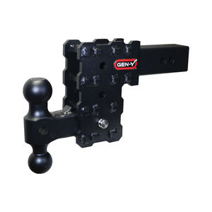 Gen-Y Phantom 16K Drop Hitch 2.5" Receiver - Drop :5" Drop - Hitch Option:Dual Ball Mount