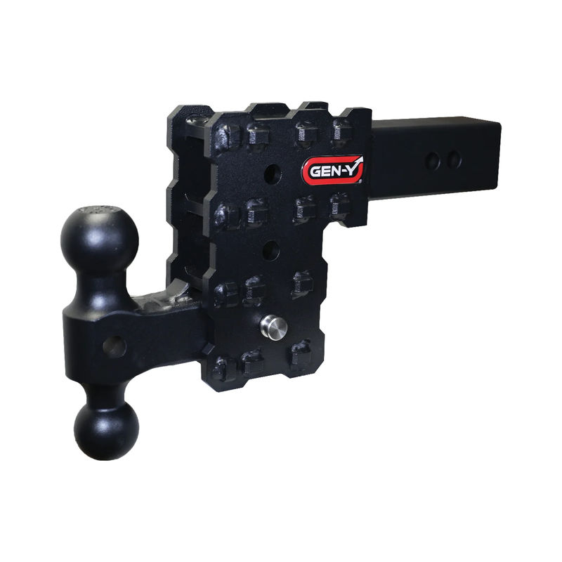 Gen-Y Phantom 16K Drop Hitch 2.5" Receiver - Drop :5" Drop - Hitch Option:Dual Ball Mount