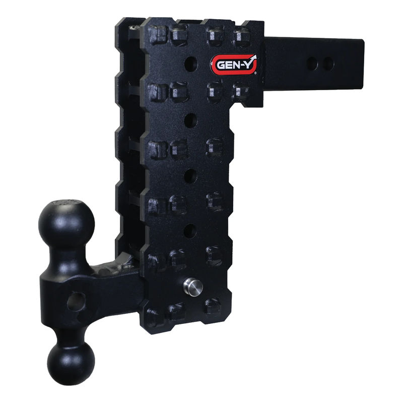 Gen-Y Phantom 16K Drop Hitch 2.5" Receiver - Drop :10" Drop - Hitch Option:Dual Ball Mount
