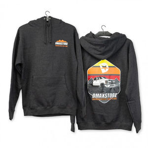 DmaxStore Kodiak Heavyweight Charcoal Grey Hoodie - Size:Medium
