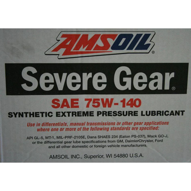Amsoil Severe Gear® Synthetic Extreme Pressure Gear Lube 75W-140(Quart) 2001-2024 LB7/LLY/LBZ/LMM/LML/L5P