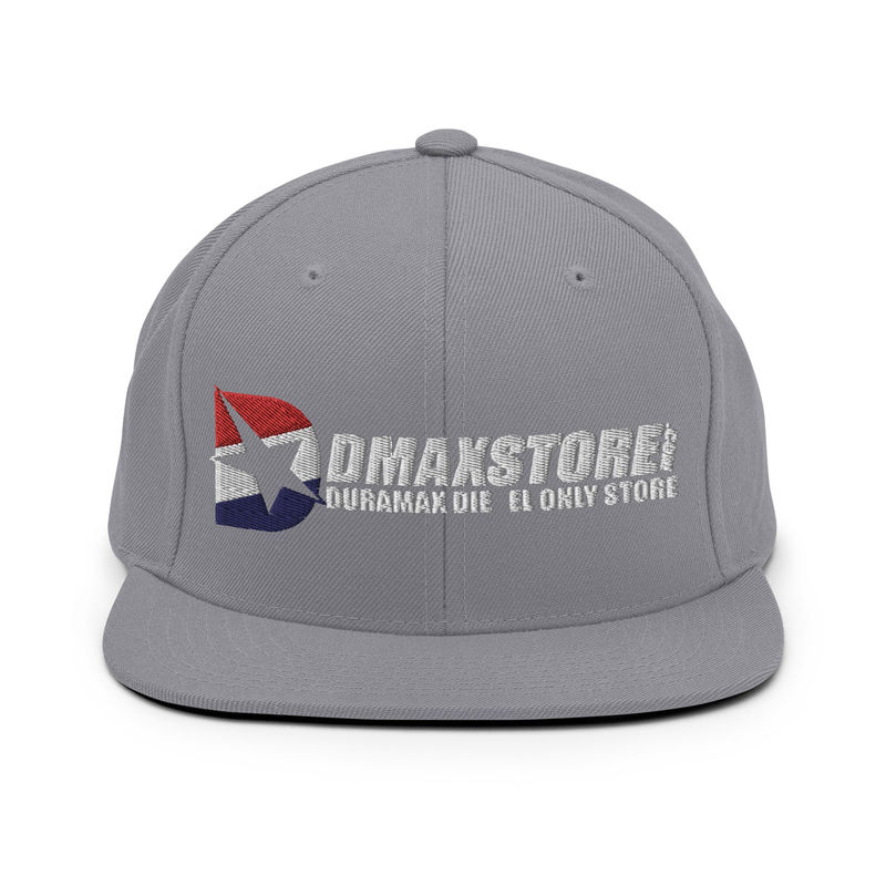 DmaxStore USA Snapback Hat - Color:Silver