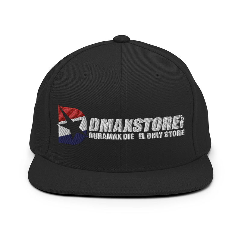 DmaxStore USA Snapback Hat - Color:Black