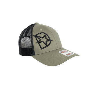 DmaxStore D-Star Snapback Hat (Black/Olive)