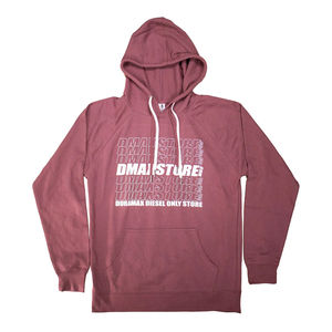 Ladies DmaxStore Stacked Lightweight Hooded Sweatshirt Port - Size:X-Small