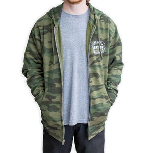 DmaxStore Midweight Camo Zip-Up Hoodie - Size:XXX-Large