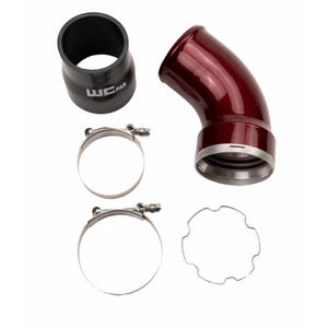 WC Fab 3.5" Passenger Side Intercooler Outlet Elbow, 2006-2010 LBZ/LMM