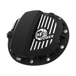 AFE Pro Series Rear Differential Cover, 2020-2024 LM2/LZ0 - Type:Black With Machined Fins