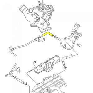 PPE 10mm Turbo Coolant Return Hose, 2004.5-2005 LLY
