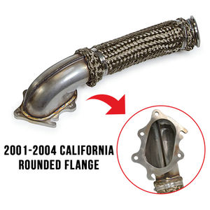 PPE 3" Stainless Downpipe, 2001-2004 LB7 CA Emissions