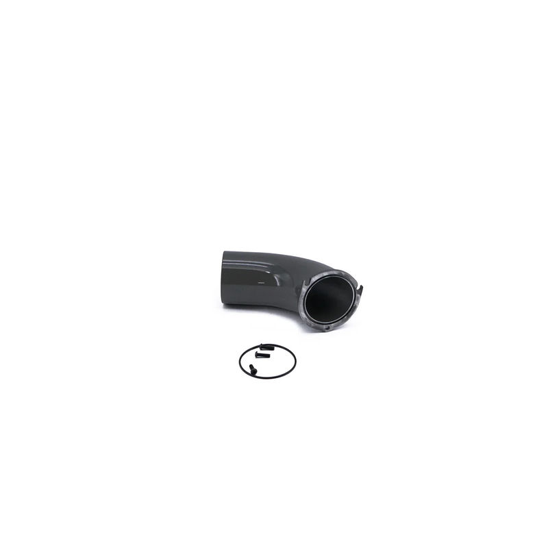 HSP 3.5" LB7 Turbo Inlet Horn, 2001-2004 LB7 - Powdercoat Option:Kingsport Grey