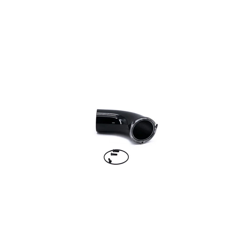HSP 3.5" LB7 Turbo Inlet Horn, 2001-2004 LB7 - Powdercoat Option:Ink Black