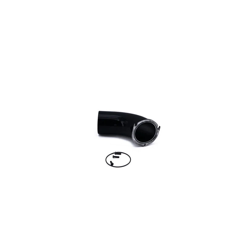 HSP 3.5" LB7 Turbo Inlet Horn, 2001-2004 LB7 - Powdercoat Option:Satin Black