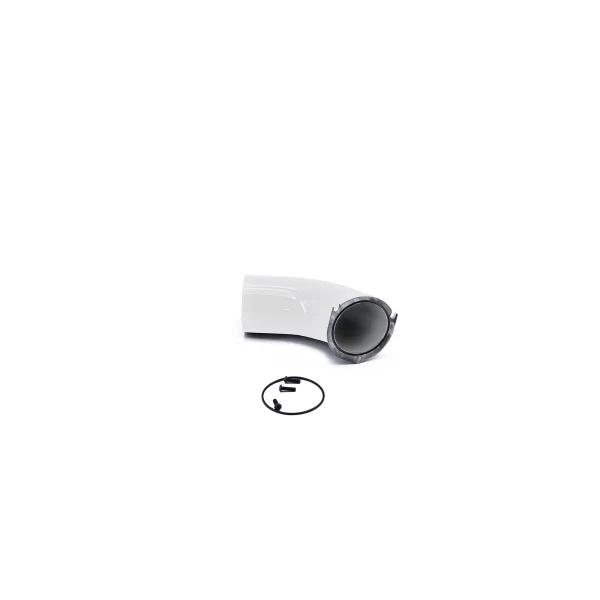 HSP 3.5" LB7 Turbo Inlet Horn, 2001-2004 LB7 - Powdercoat Option:Polar White