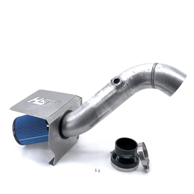 HSP Cold Air Intake, 2001-2004 LB7 - Powdercoat Color:Raw