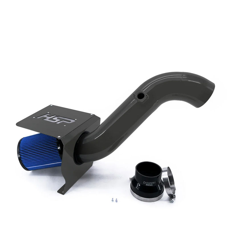 HSP Cold Air Intake, 2001-2004 LB7 - Powdercoat Color:Kingsport Grey