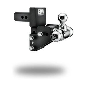 B&W Tow & Stow Ball Mount, 2" 2001-2024 LB7/LLY/LBZ/LMM/LML/L5P - Drop:2.5" Drop - Ball Configuration:1-7/8" & 2" & 2-5/16"