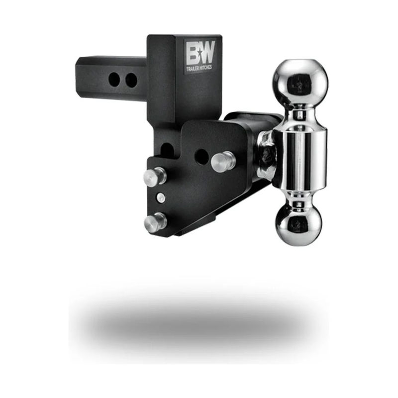 B&W Tow & Stow Ball Mount, 2" 2001-2024 LB7/LLY/LBZ/LMM/LML/L5P - Drop:2.5" Drop - Ball Configuration:2" & 2-5/16"
