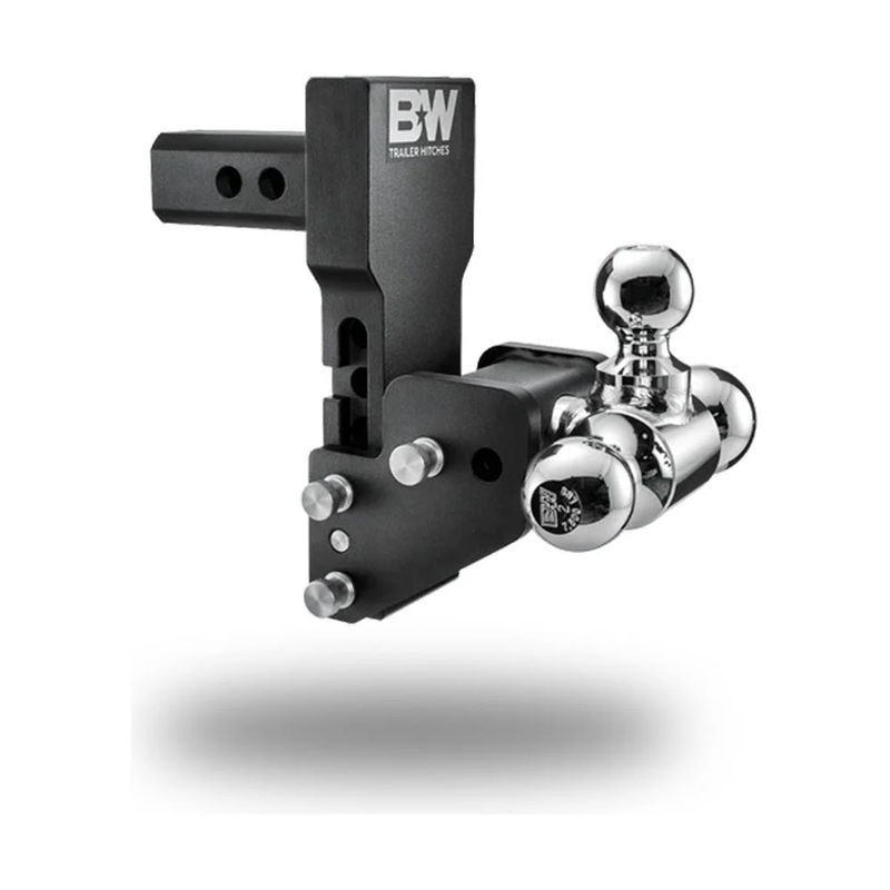B&W Tow & Stow Ball Mount, 2" 2001-2024 LB7/LLY/LBZ/LMM/LML/L5P - Drop:4.5" Drop - Ball Configuration:1-7/8" & 2" & 2-5/16"