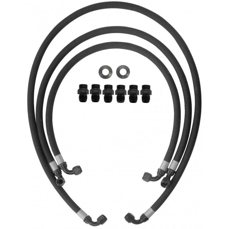 Fleece Performance Allison Transmission Cooler Lines, 2001-2005 LB7/LLY - Line Heat Shielding:Add Transmission Cooler line Heat Shielding