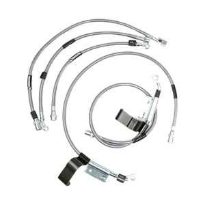 DmaxStore Stainless Steel Brake Lines, 2007.5-2010 LMM Dual Rear Wheel