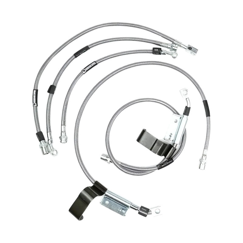 DmaxStore Stainless Steel Brake Lines, 2007.5-2010 LMM Dual Rear Wheel