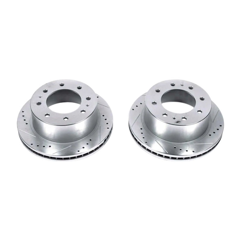 PowerStop D-Series Drilled & Slotted Rotors, 2020-2024 L5P Single Rear Wheel - Rotor Option:Rear Rotors