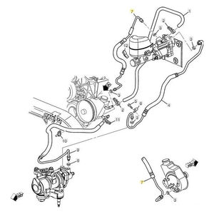 GM Power Hydro Boost Inlet Line, 2001-2010 LB7/LLY/LBZ/LMM