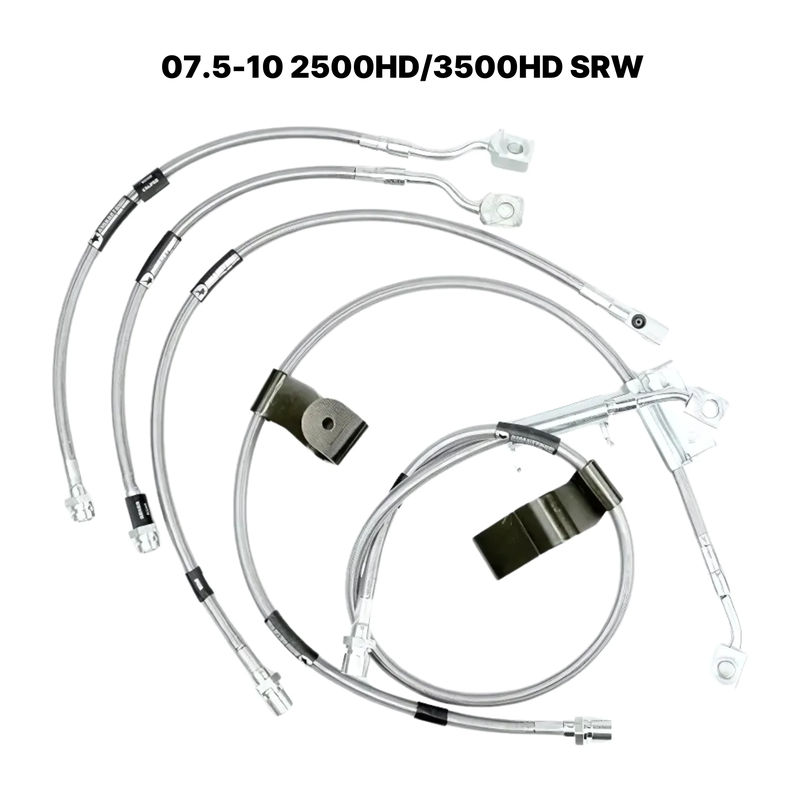 DmaxStore Stainless Steel Brake Lines, 2007.5-2010 LMM Single Rear Wheel - Does your truck have Stabilitrak?:No