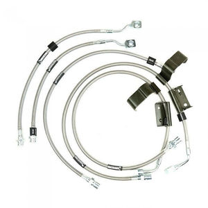 DmaxStore Stainless Steel Brake Lines, 2001-2007 LB7/LLY/LBZ Dual Rear Wheel